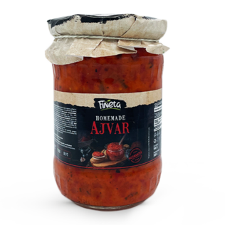 Fineta Ajvar Homemade Hot 580ml (12kpl) - Ajvarit - 6429810313270 - 2
