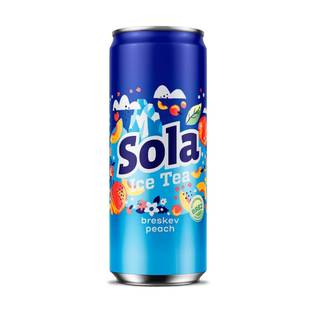 Sola Icet Tea Persikka 330ml (24kpl) - Jääteet - 3830084190710 - 1