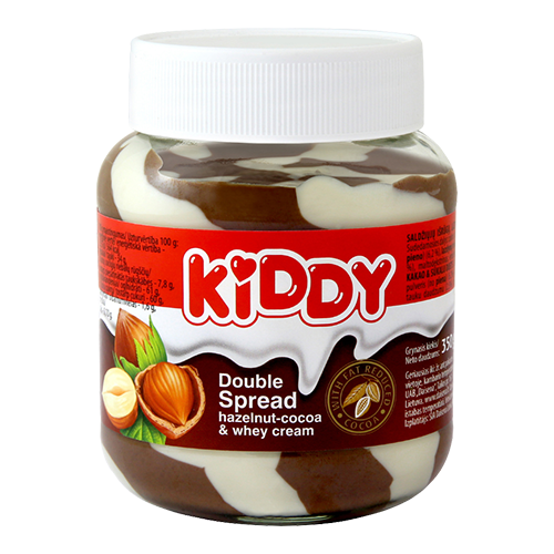 Kiddy Double Spread 350g (12kpl) - Suklaalevitteet - 4002309009100 - 1