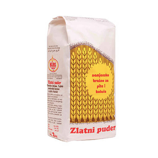 Klas Zlatni Puder Vehnäjauho 2kg (8kpl) - Vehnäjauhot - 3870004000040 - 1