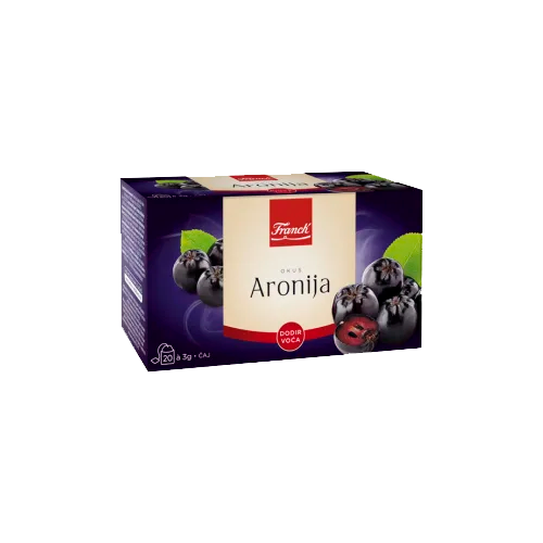 Franck Aronia Tee 60g (10kpl) - Pussiteet - 3850291050041 - 1