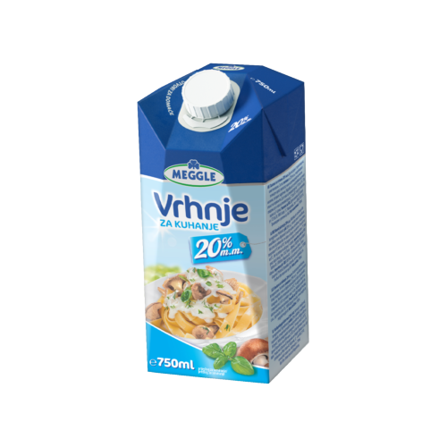 Meggle Ruokakerma 20% 750ml (12kpl) - Maitopohjaiset ruokakermat - 3870085021859 - 1