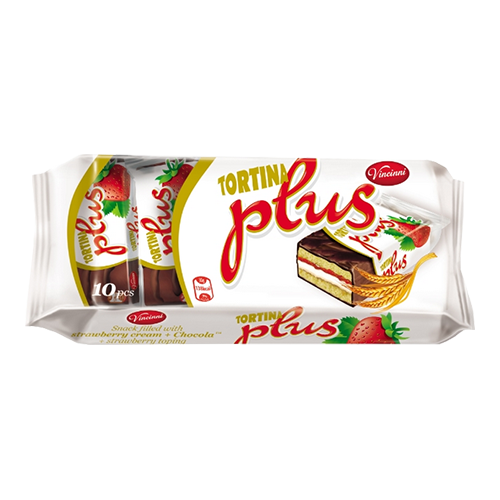 Vincinni Tortina Plus Strawberry 300g (1 - Täyteleivokset - 5310115006411 - 1
