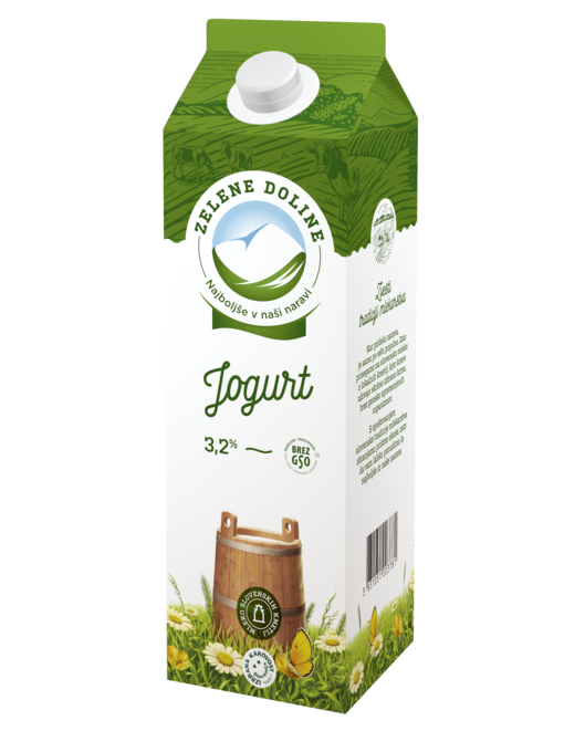 ZD Joghurt 3,2% Maustamaton 1kg (10kpl) - Jogurtit - 3831051003781 - 1