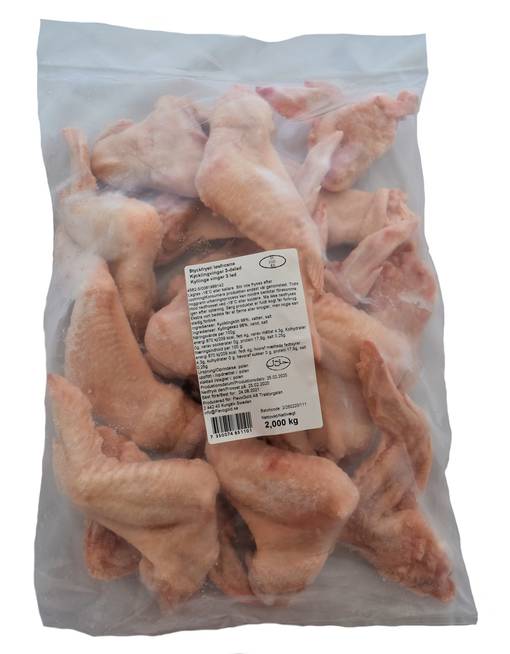 Flevo Gold Chicken Wings 3j. 2kg (5kpl) - Pakastetut raakakananlihat - 7350074852542 - 1