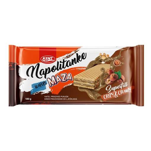 Kent Napolitanke Maza 180g (16kpl) - Vohvelit - 3870353003112 - 3