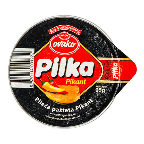 Ovako Pilka Pikant Kanapate 95g (30kpl) - Pateet - 3870114001272 - 1