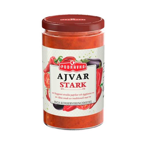 Podravka Ajvar tulinen 690g (6kpl) - Ajvarit - 3850104050572 - 1