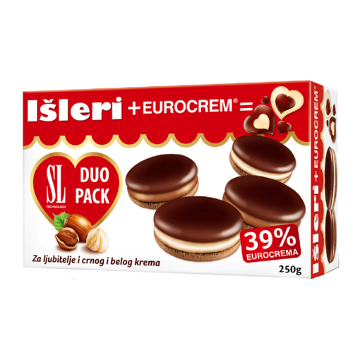 SL Isleri Duo Pack 250g (10kpl) - Täytekeksit - 8600946443002 - 1