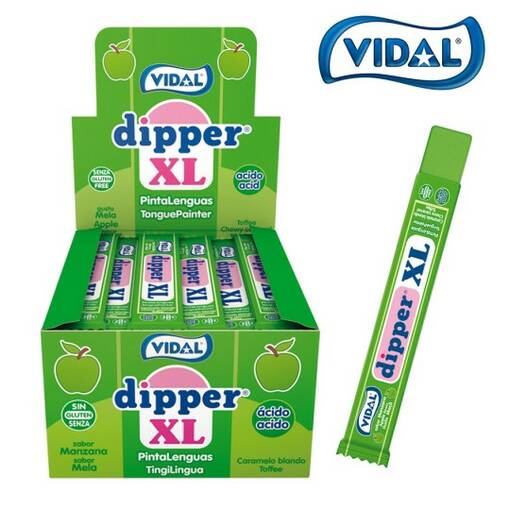 Vidal Dipper XL Apple 10,5g (100kpl) - Karkit - 8413178321952 - 1