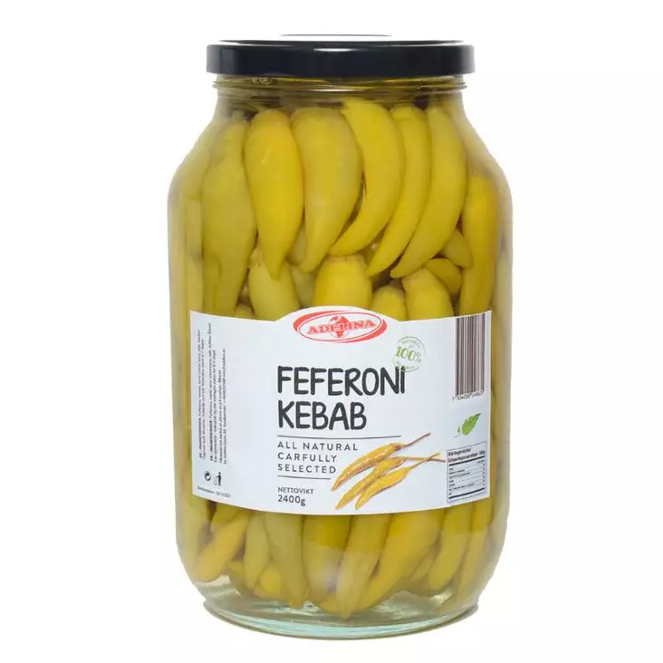 Zdrava Fefferoni Kebab 2kg (6kpl) - Paprikat - 5304000248802 - 1
