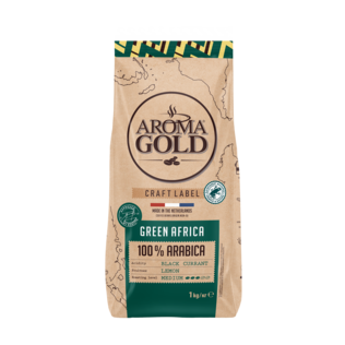 Aroma Gold Green Africa 1kg (8kpl) - Kahvipavut - 4771632001203 - 1