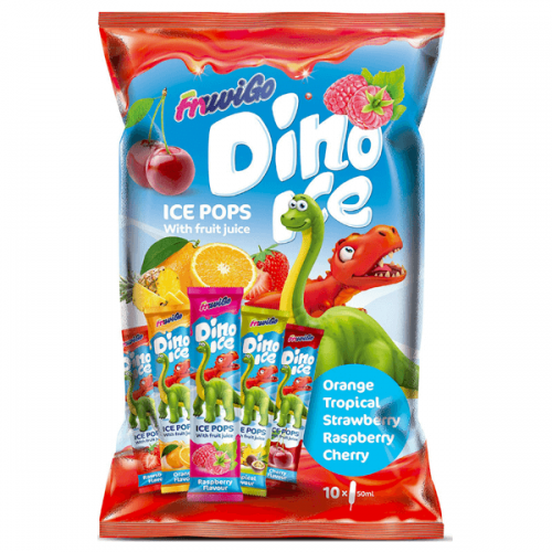 Fruvigo Dino Ice Pops 10x50ml (20kpl) - Jääteet - 7350103290123 - 1