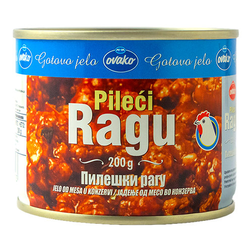 Ovako Pileci Ragu 200g (30kpl) - Kana- ja kalkkunasäilykkeet - 3870114000503 - 1