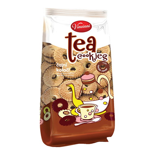 Vincinni Tea Coocies Choko 400g (8kpl) - Tee- ja kahvikeksit - 5310115007173 - 1