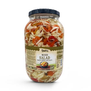 Fineta Mixed Salad 2500ml (6kpl) - Vihannessekoitussäilykkeet - 6429810313324 - 2