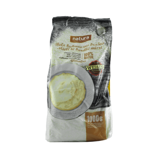 Natura Maissijauho valkoinen 1000g (12kp - Maissijauhot - 9120018533664 - 1