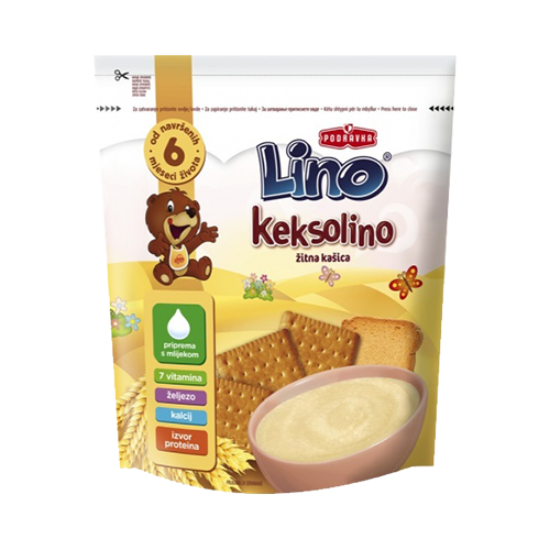 Podravka Keksolino 500g (8kpl) - Lasten puurot - 3850104218804 - 1