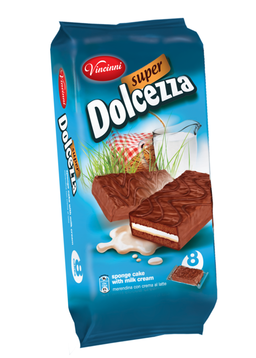 Vincinni Dolceza Super Milk 240g (12kpl) - Täyteleivokset - 5310115007234 - 1