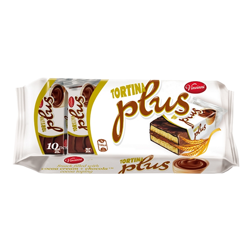 Vincinni Tortina Plus Cocoa 300g (12kpl) - Täyteleivokset - 5310115006404 - 1