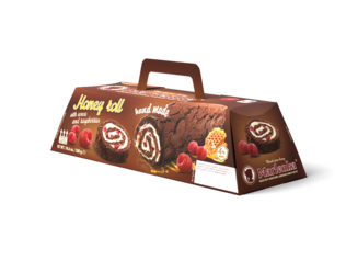 Marlenka Honey Roll Raspber. 300g (6kpl) - Kakkut - 8594071650865 - 1