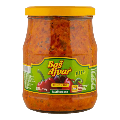 Bas Ajvar Mieto 580ml (12kpl) - Ajvarit - 5310238000815 - 1