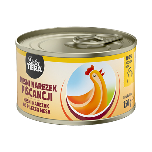 Delatera Kanansäilykeliha 150g (12kpl) - Kana- ja kalkkunasäilykkeet - 3831006612365 - 1