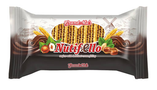 Grandmas Nutifello 370g (12kpl) - Vohvelit - 4770266187475 - 1