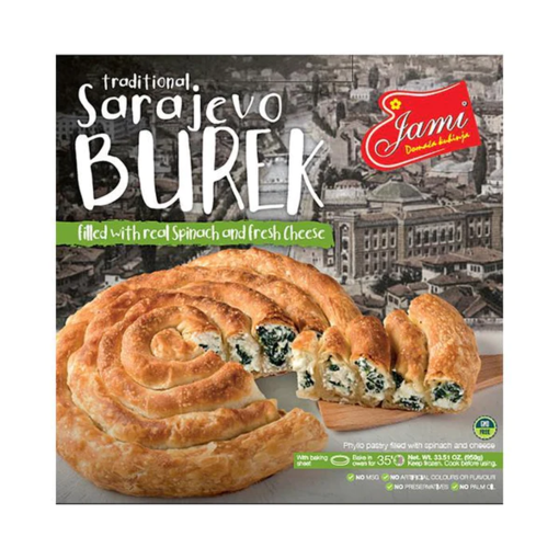 Jami Sarajevo Burek Pinaatti 950g (9kpl) - Burek pakasteet - 3871832023225 - 1