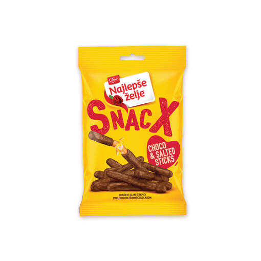 Stark Snacx Choco Suolatikku 80g (15kpl) - Suolatikut - 8600939375525 - 1