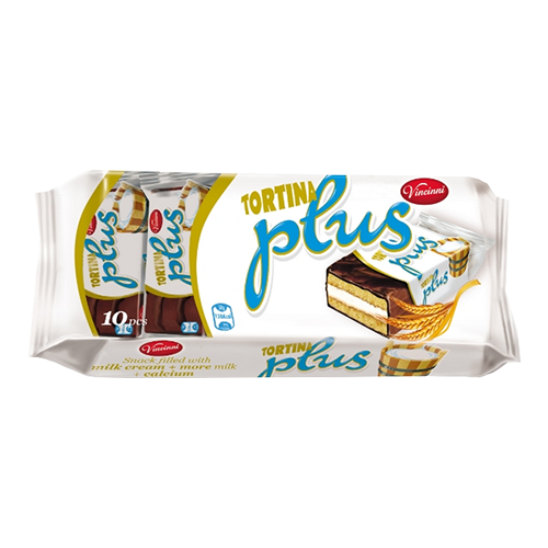 Vincinni Tortina Plus Milk 300g (12kpl) - Täyteleivokset - 5310115006435 - 1