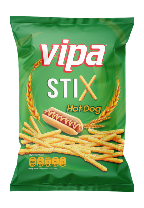 Vipa Stix Hot Dog 90g (22kpl) - Muut sipsit - 3905350810095 - 1