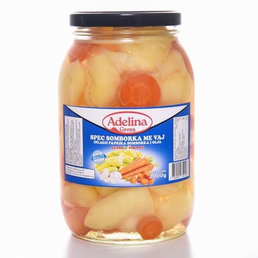 Adelina Somborka Öljyssä 2000g (6kpl) - Paprikasäilykkeet - 7350000750126 - 1