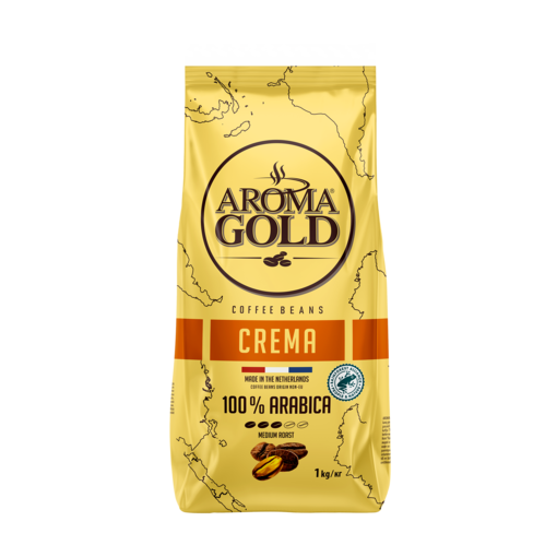 Aroma Gold Crema Arabica 1kg (8kpl) - Kahvipavut - 4771632312996 - 1