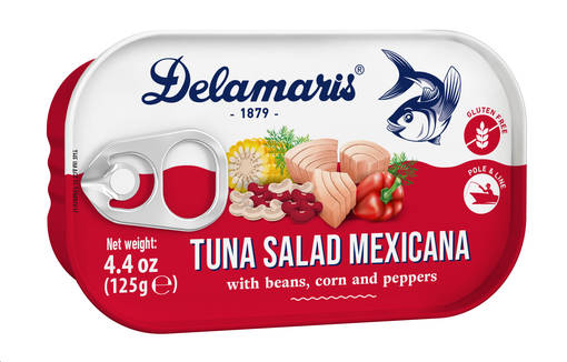 Delamaris Tonnikala Mexican 125g (14kpl) - Tonnikalat - 3838929610126 - 1