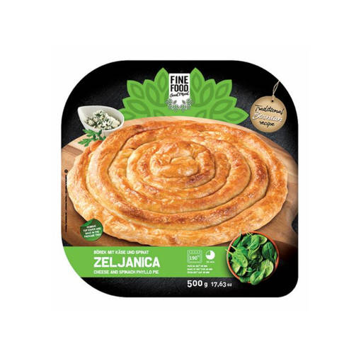 Fine Food Burek Zeljanica 500g (10kpl) - Burek pakasteet - 3871710001956 - 1