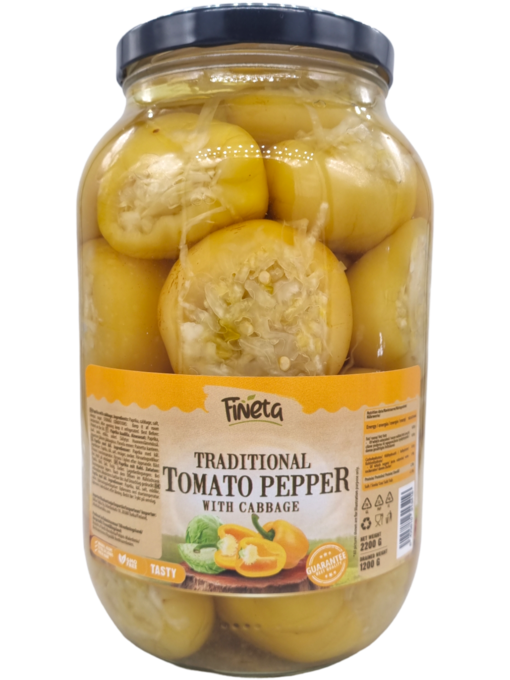 Fineta Paprika Kaalilla 2200g (6kpl) - Paprikasäilykkeet - 6429810313416 - 1