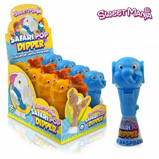 SM Safari Pop Dipper 20g (12kpl) - Karkit - 6931722309536 - 2