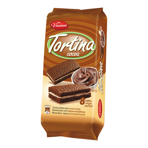 Vincinni Tortina Cocoa 200g (12kpl) - Täyteleivokset - 5310115001096 - 1
