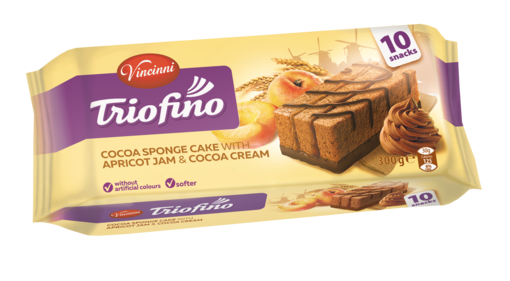 Vincinni Triofino Apricot 300g (12kpl) - Täyteleivokset - 5310345000906 - 1