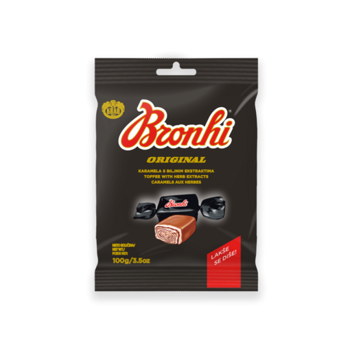 Kras Bronhi Original 100g (30kpl) - Karkit - 3850102516797 - 1