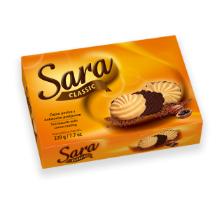 Kras Sara Classic 220g (16kpl) - Tee- ja kahvikeksit - 3870450001707 - 1