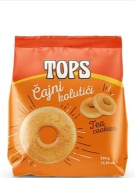 Tops Cajni Kolutici 750g (8kpl) - Tee- ja kahvikeksit - 3871040003507 - 1