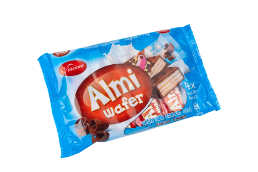 Vincinni Almi Wafer 4pack 120g (20kpl) - Suklaapatukat - 5310345009077 - 1
