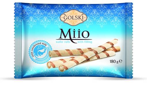 Golski Miio Notti Milk 180g (12kpl) - Vohvelit - 4820092131088 - 1