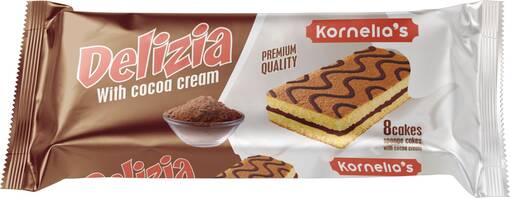 Kornelias Delizia Cocoa 200g (15kpl) - Täyteleivokset - 5319992188128 - 1