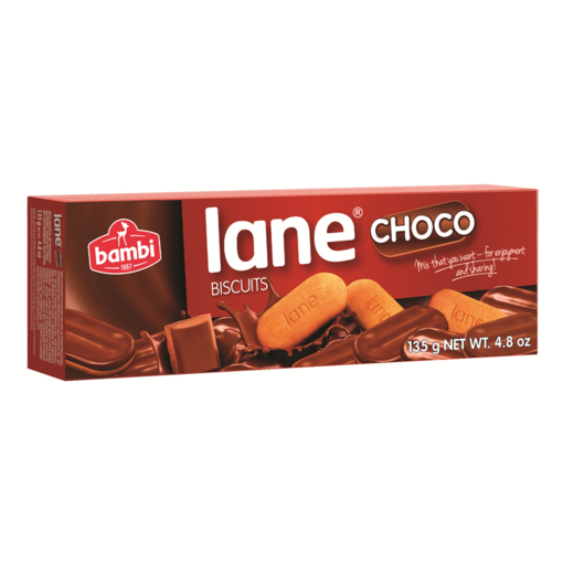 Lane Choko Biscuit 135g (12kpl) - Tee- ja kahvikeksit - 8600043011128 - 1