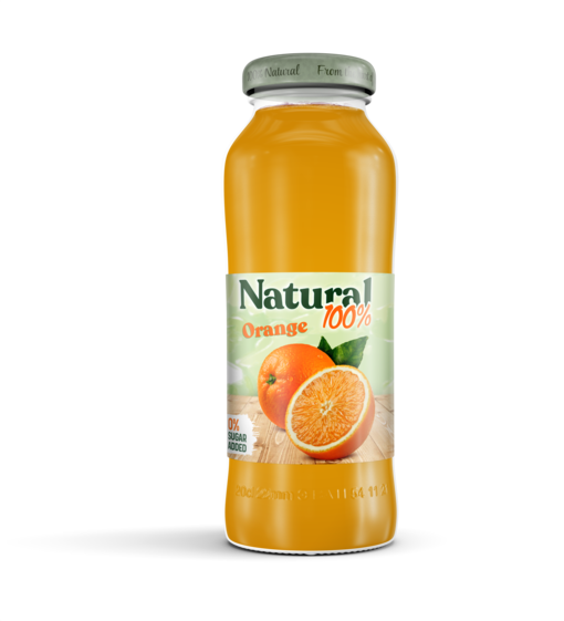 Natural 100% Orange 200ml (12kpl) - Täysmehut - 3900518300838 - 1