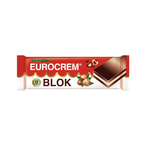 SL Eurokrem Block 45g (66kpl) - Suklaalevyt - 3875000050808 - 1