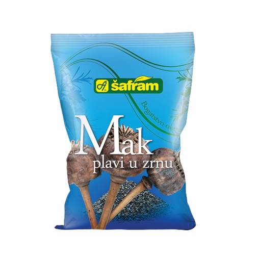 Safram Mak Plavi u Zrnu 200g (12kpl) - Leivontajauhot - 3859888163638 - 1